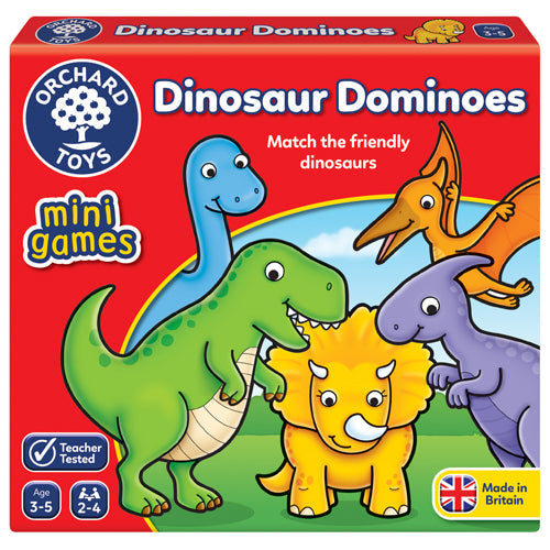 Dinosaur Dominoes Mini Game - Creative Block Fun