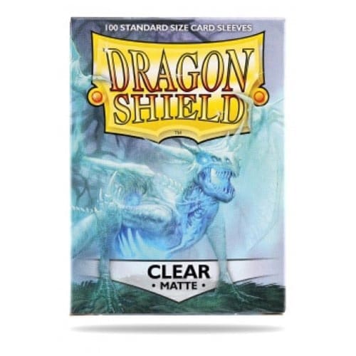 Dragon Shield Matte Clear Sleeves (100) - Travel Game Ready