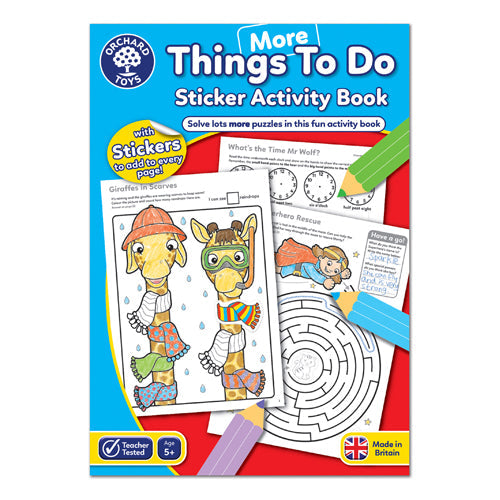 More Things To Do Colouring Book - Little Book Joy