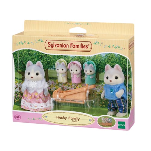 Sylvanian Families Husky Family - Creative Role Time