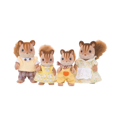 Sylvanian Families Walnut Squirrel Family - Pretend Fun Pick