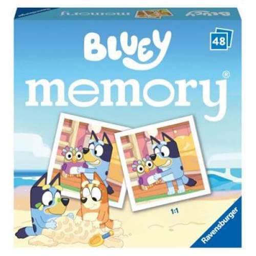Ravensburger Bluey Mini Memory Game - Pocket Play Set