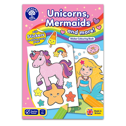 Unicorns, Mermaids and More Colouring Book - Reading Time Pick