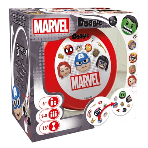 Dobble Marvel Emoji - Pocket Hero Fun